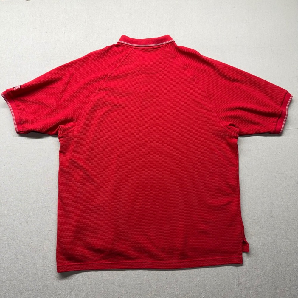 Nike Team Ohio State Buckeyes Polo Shirt Mens XXL Red Short Sleeve Embroidered - Picture 9 of 11